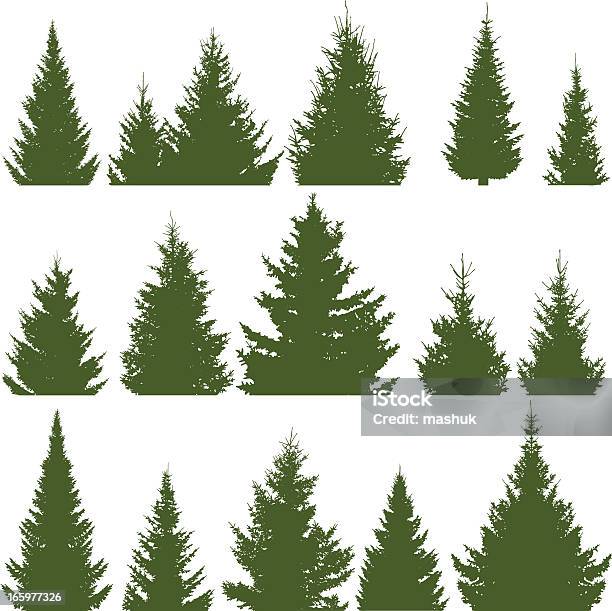 クリスマスツリー - シルエットのベクターアート素材や画像を多数ご用意 - シルエット, 常緑樹, イラストレーション