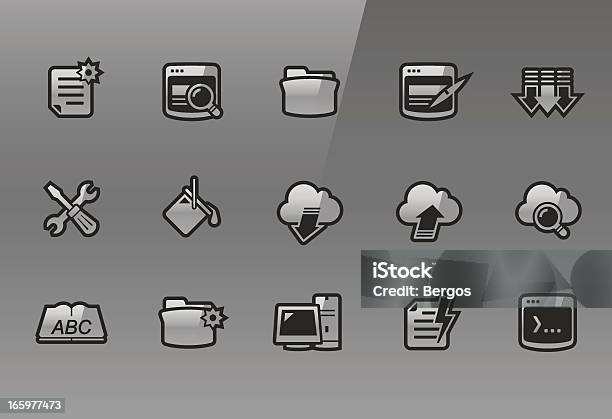 Frigate Developer Icons Stock Illustration - Download Image Now - Cloud Storage, Computer, Direction
