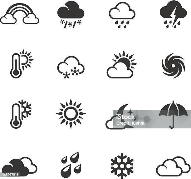 Soulicowettervorhersage Stock Vektor Art und mehr Bilder von Hurrikan - Hurrikan, Icon, Freisteller – Neutraler Hintergrund