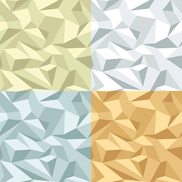 CRUMPLED BACKGROUND vector art illustration