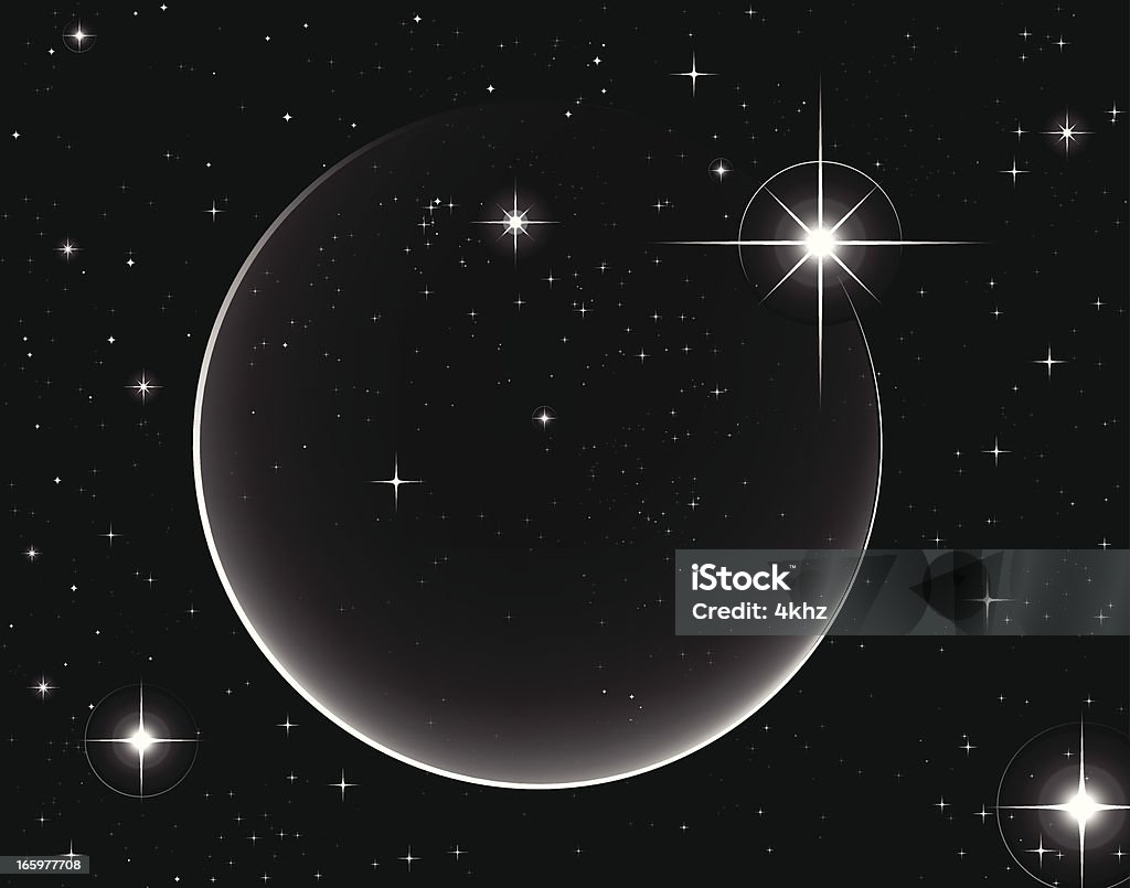 Proste Wektor Shooting Star z okrągłym Smuga światła - Grafika wektorowa royalty-free (Gwiazda Polarna)