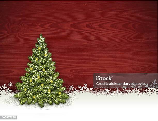 Ilustración de Árbol De Navidad De Fondo y más Vectores Libres de Derechos de Blanco - Color - Blanco - Color, Celebración - Acontecimiento, Con textura