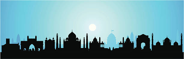ilustrações de stock, clip art, desenhos animados e ícones de índia (edifícios são detalhada, ajustável e completa - taj mahal india gate palace
