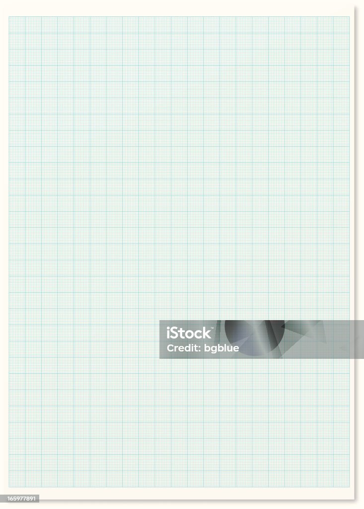 Papel Quadriculado - Vetor de Papel Quadriculado royalty-free