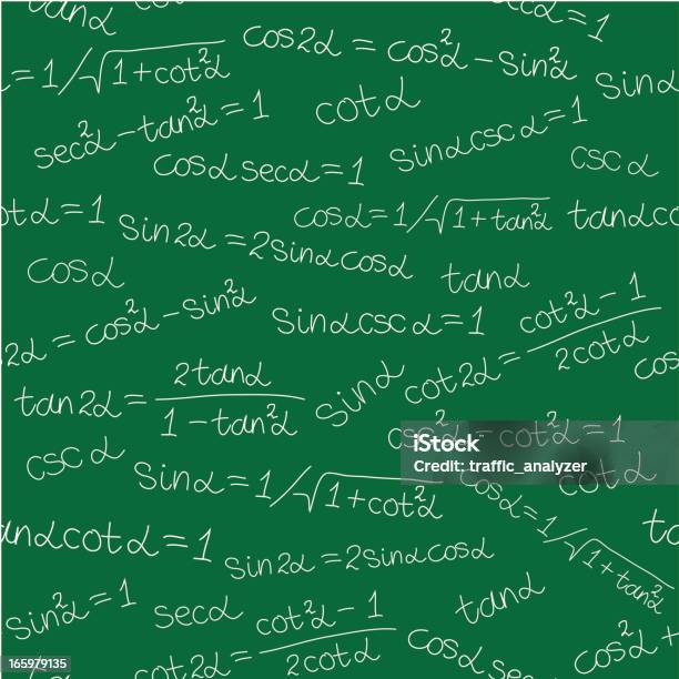 Array Maths Background Seamless Math Background Stock Illustration - Download Image Now ...