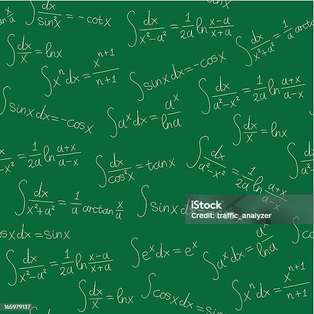 Written Math Background Seamless Math Background Stock Illustration - Download Image Now ...