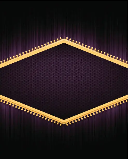 Vector illustration of Regal purple background