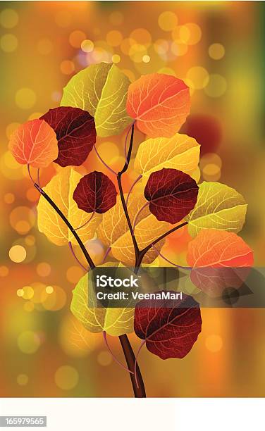Aspen Leaves Stock Illustration - Download Image Now - Aspen Leaf, Autumn, Backgrounds