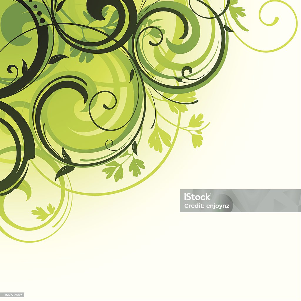 Green Corner Motif Stock Illustration - Download Image Now - Corner, Knick  Knack, Art - iStock