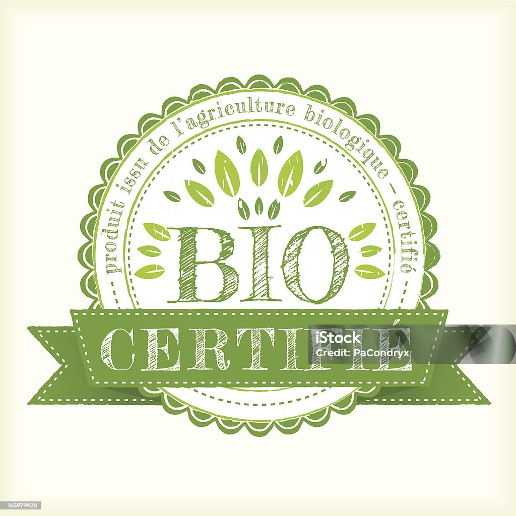 Bio orgânico Etiqueta - Royalty-free Alimentação Saudável arte vetorial
