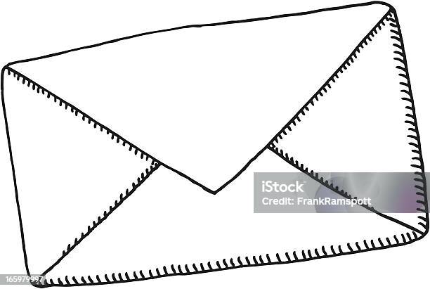 Busta Lettera Disegno - Immagini vettoriali stock e altre immagini di Busta  - Busta, Background trasparente, Bianco - iStock