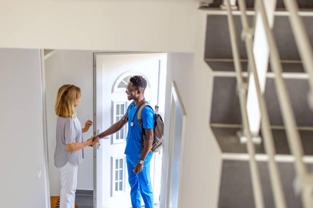 istock Home care for old people 1659801749