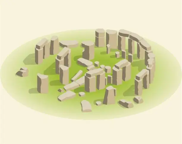 Vector illustration of stonehenge