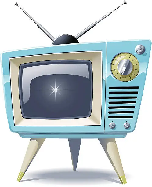 Vector illustration of Retro TV