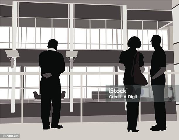Perspective Vector Silhouette Stock Illustration - Download Image Now - Adult, Adults Only, Black Color