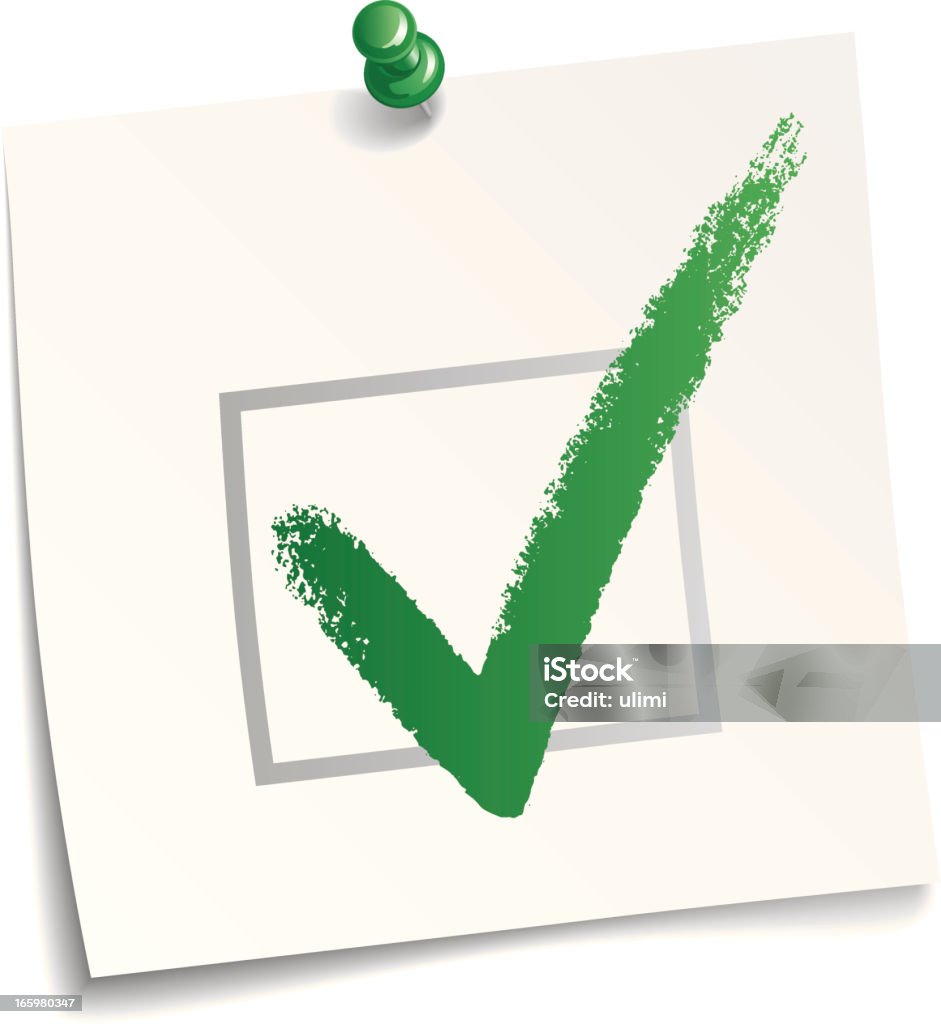 Check mark Paper, check mark, vector. Check Mark stock vector