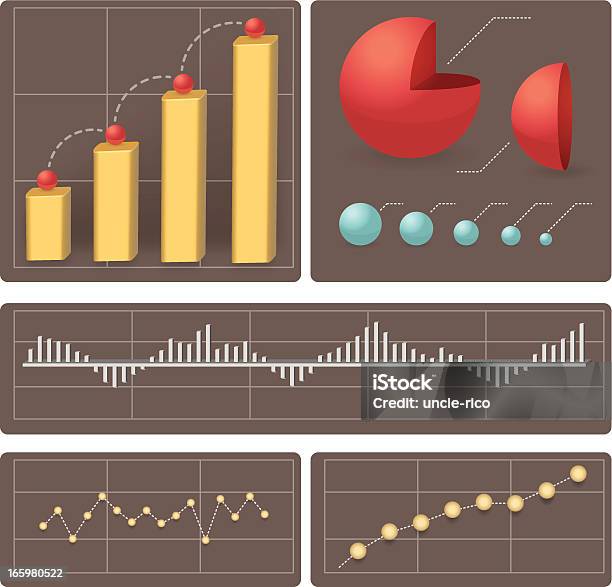 Elementi Infografici - Immagini vettoriali stock e altre immagini di Affari - Affari, Analizzare, Astratto