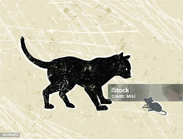 Gato E Mouse - Arte vetorial de stock e mais imagens de Gato domesticado - Gato domesticado, Rato - Animal, To Play Cat And Mouse (expressão inglesa)