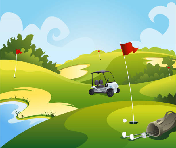 Holding Golf Club Illustrations, Royalty-Free Vector Graphics & Clip Art -  iStock