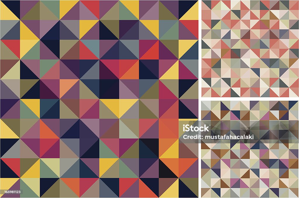 분할촬영 원활한 패턴 - 로열티 프리 색깔 블록 벡터 아트
