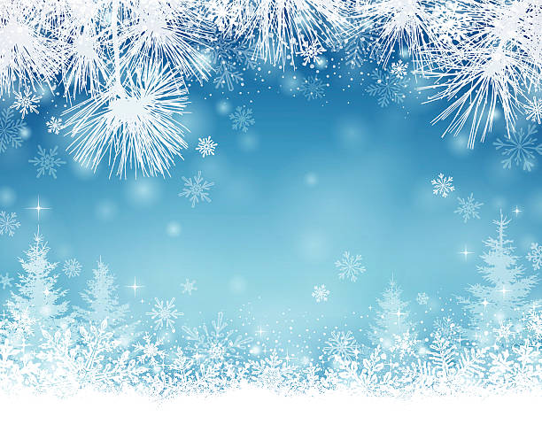 Winter Background Holiday background.EPS 10 file with transparencies. ice borders stock illustrations