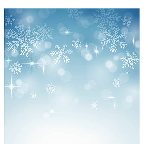 ilustrações de stock, clip art, desenhos animados e ícones de fundo a nevar - snowflake falling christmas backgrounds