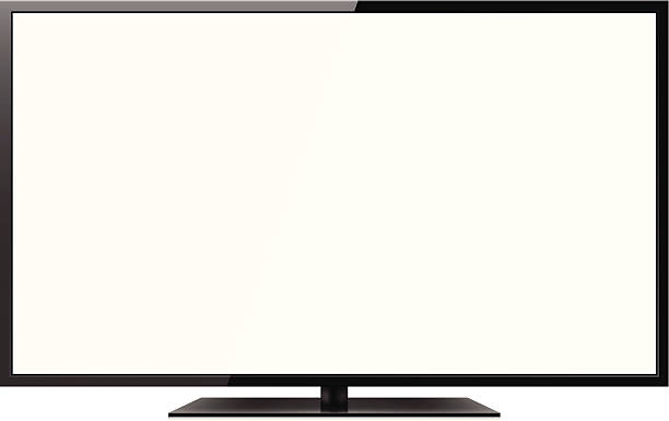 lcd-fernseher - flachbildmonitor stock-grafiken, -clipart, -cartoons und -symbole