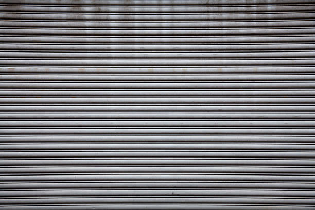 Rolled Steel Shutter Door Rolled Steel Shutter Door,  galvanized stock pictures, royalty-free photos & images