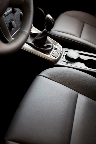 modern car - leather seat