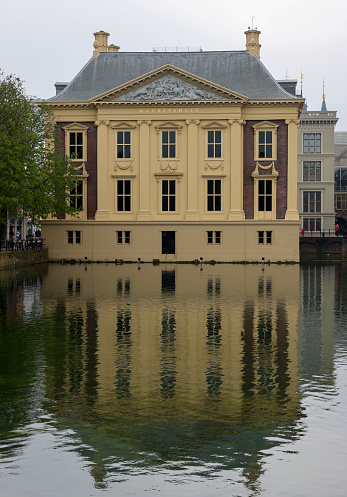The Hague, Netherlands - April 17, 2023: The Mauritshuis museum building inThe Hague, The Netherlands