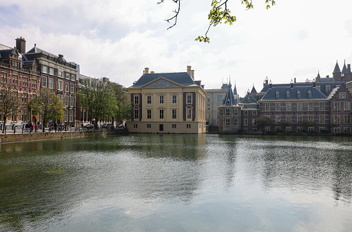 The Hague, Netherlands - April 17, 2023: The Mauritshuis museum building inThe Hague, The Netherlands