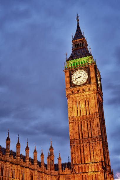 big ben - big ben london england hdr houses of parliament london imagens e fotografias de stock