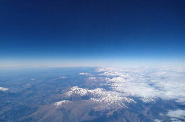 istock Sky cloud landscape horizon scenery view from above 1659970447