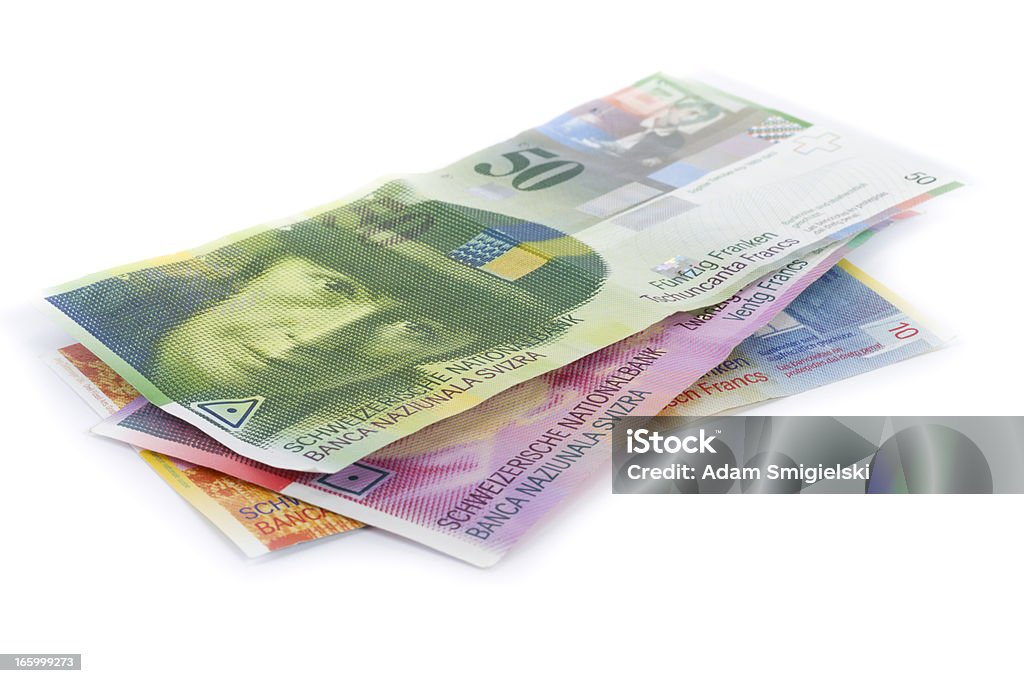 Nota de Franco Suíço - Royalty-free Unidade Monetária Suíça Foto de stock