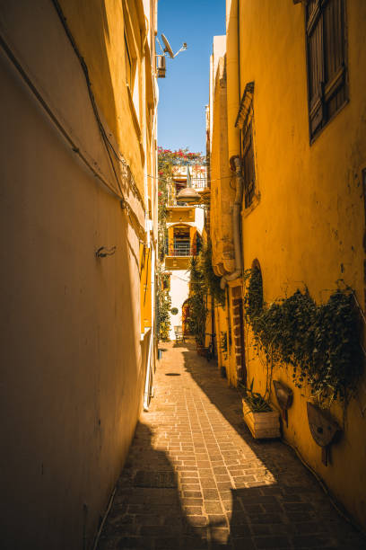 istock Charming Alleyways: Exploring a Narrow Street in Rethymno, Crete's Mediterranean Gem 1659994334