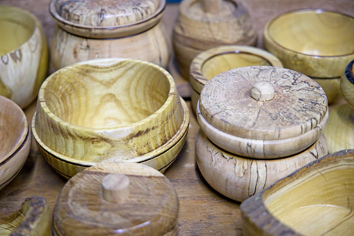 Handcrafted lathe turned bowls and objects