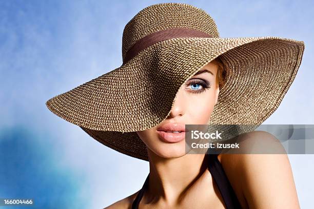 Fashion Summer Portrait Stock Photo - Download Image Now - Fashion, Beautiful People, Beauty