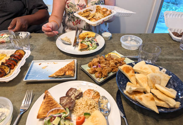 traditional middle eastern or arabic food