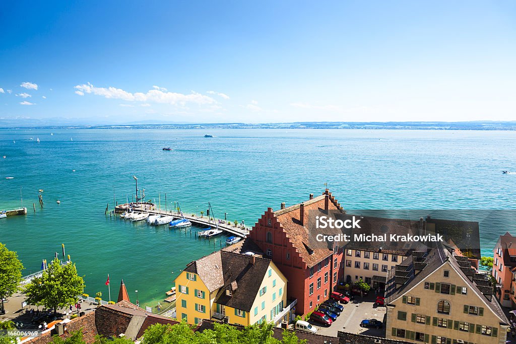 Jezioro Bodeńskie, Niemczech i Szwajcarii, na horyzont - Zbiór zdjęć royalty-free (Jezioro Bodeńskie)