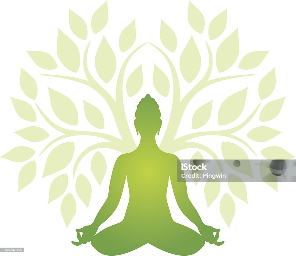 Green de Yoga - clipart vectoriel de Yoga libre de droits