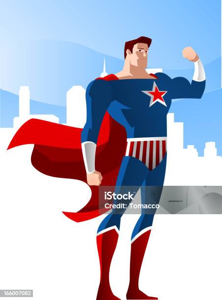 Usa Superhero 2 - Stockowe grafiki wektorowe i więcej obrazów Superbohater - Superbohater, Bohater, Maska