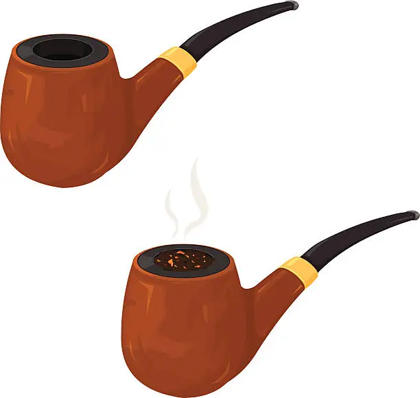 Vector illustration of Smoking Pipe