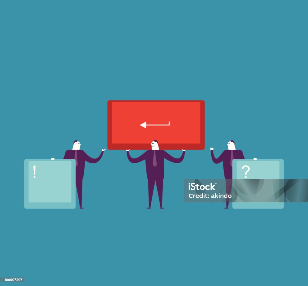 Keyman Stock Illustration - Download Image Now - Communication, Large ...