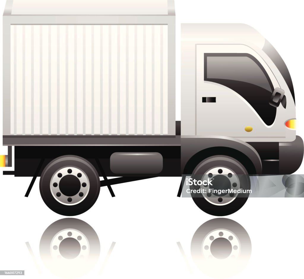 Camionnette de livraison - clipart vectoriel de Camionnette de livraison libre de droits