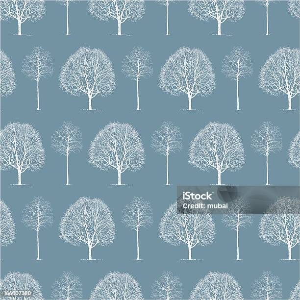 Winterbäume Stock Vektor Art und mehr Bilder von Frost - Frost, Vektor, Zweig