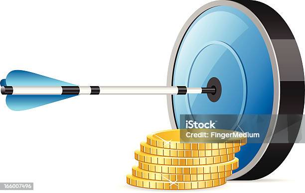 Docelowa - Stockowe grafiki wektorowe i więcej obrazów Aspiracje - Aspiracje, Celować, Dart