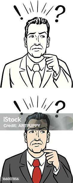 Man Questioning Stock Illustration - Download Image Now - 1950-1959, Adult, Asking