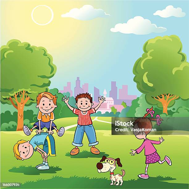 Ilustración de Niños Jugando En El Parque y más Vectores Libres de Derechos de Niño - Niño, Parque infantil, Jugar - iStock Ilustración de Niños Jugando En El Parque y más Vectores Libres de Derechos de Niño - Niño, Parque infantil, Jugar - iStock