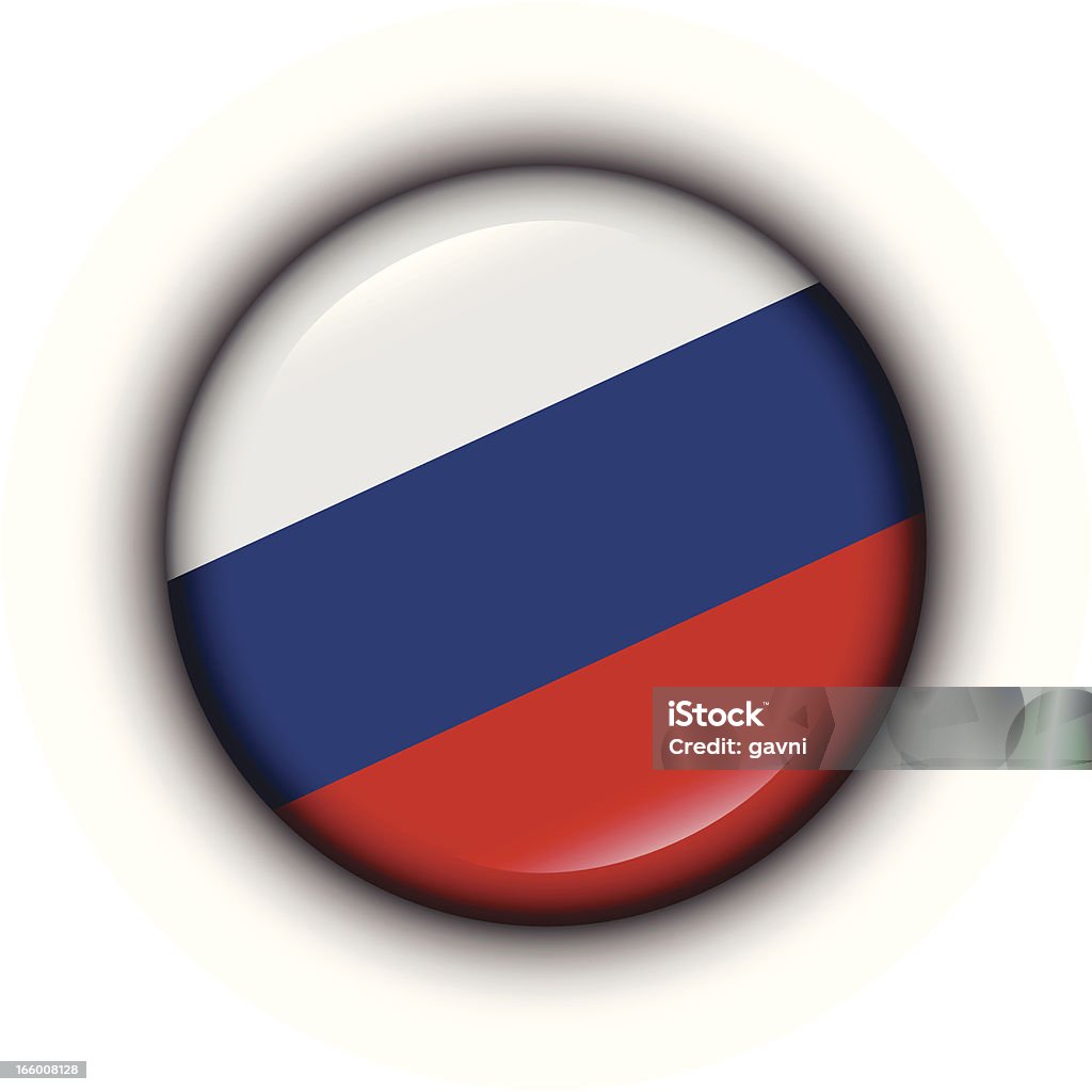 Abzeichen-Russland-Flagge - Lizenzfrei Abzeichen Vektorgrafik