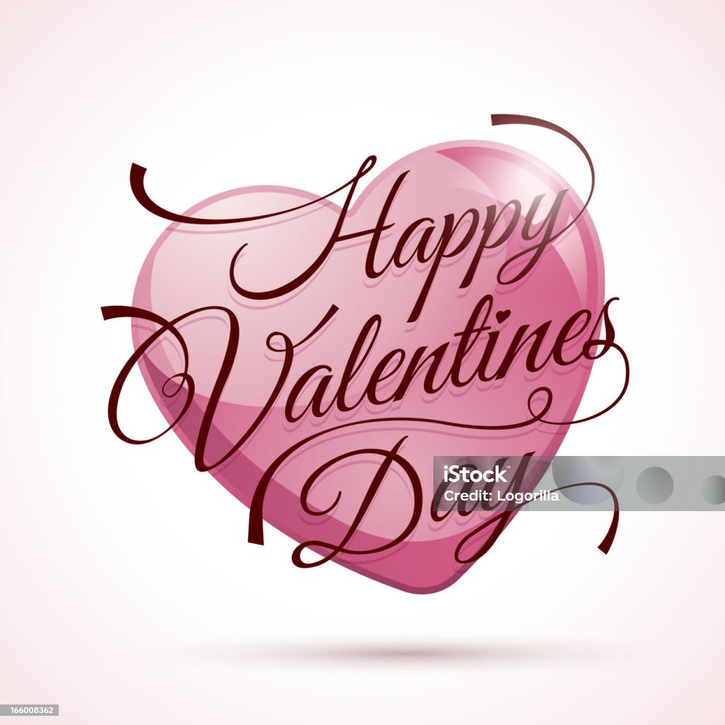 Feliz San Valentín - arte vectorial de Amor - Sentimiento libre de derechos